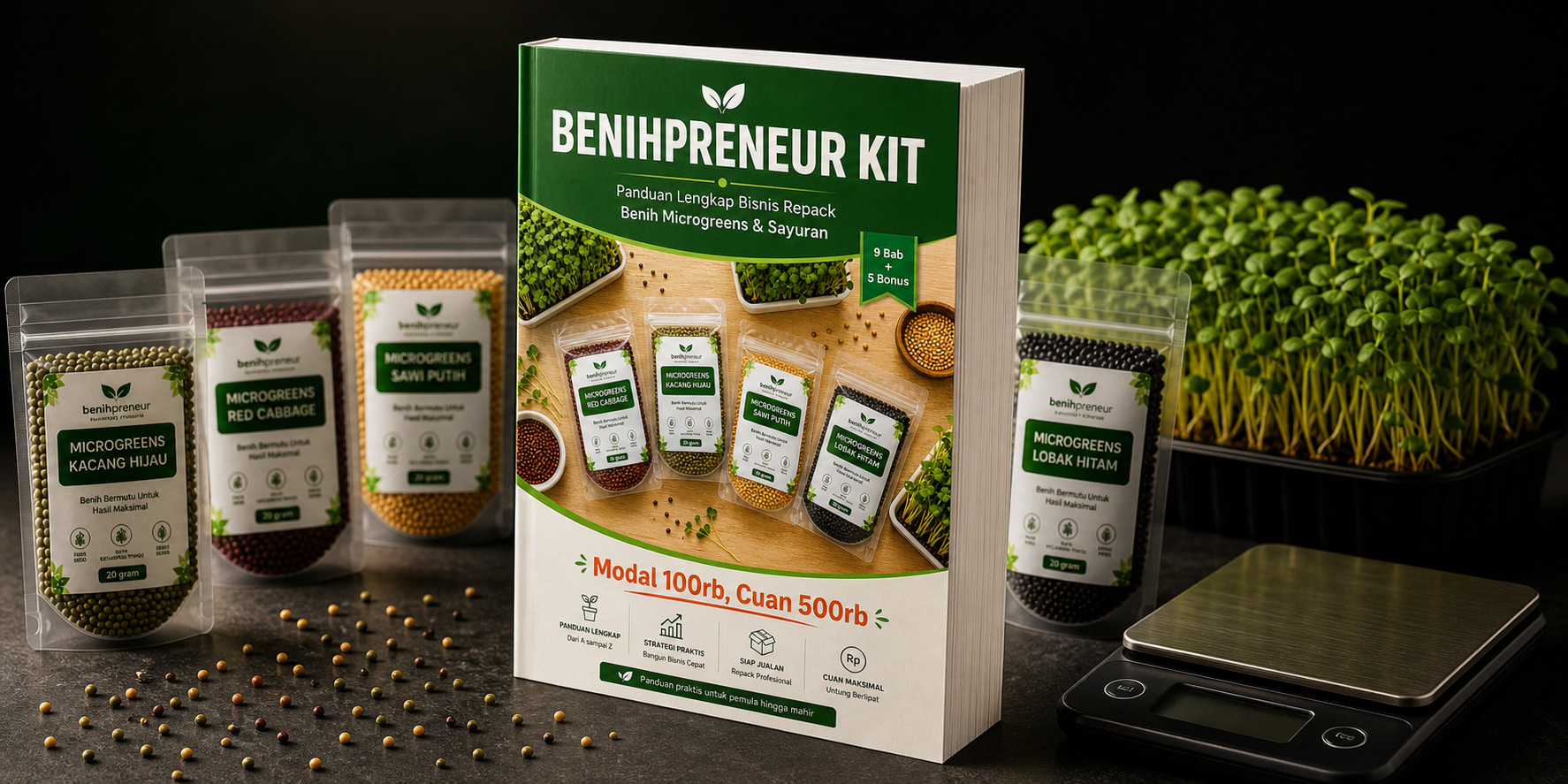 Benihpreneur Kit — Panduan Bisnis Repack Benih
