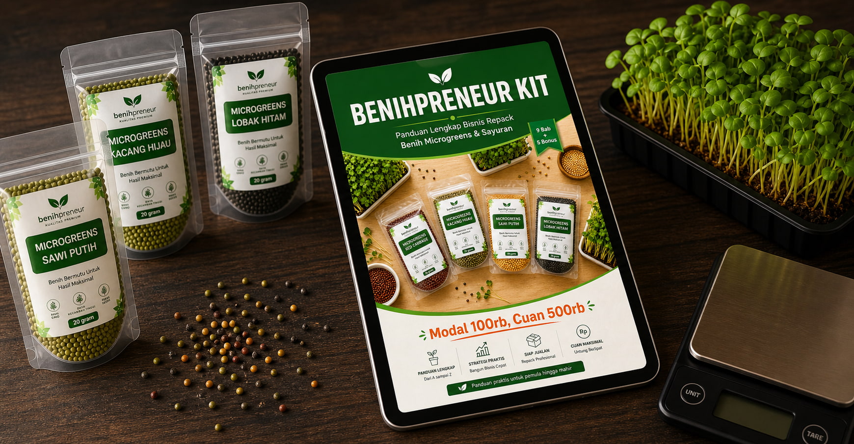 Ebook Benihpreneur Kit di tablet